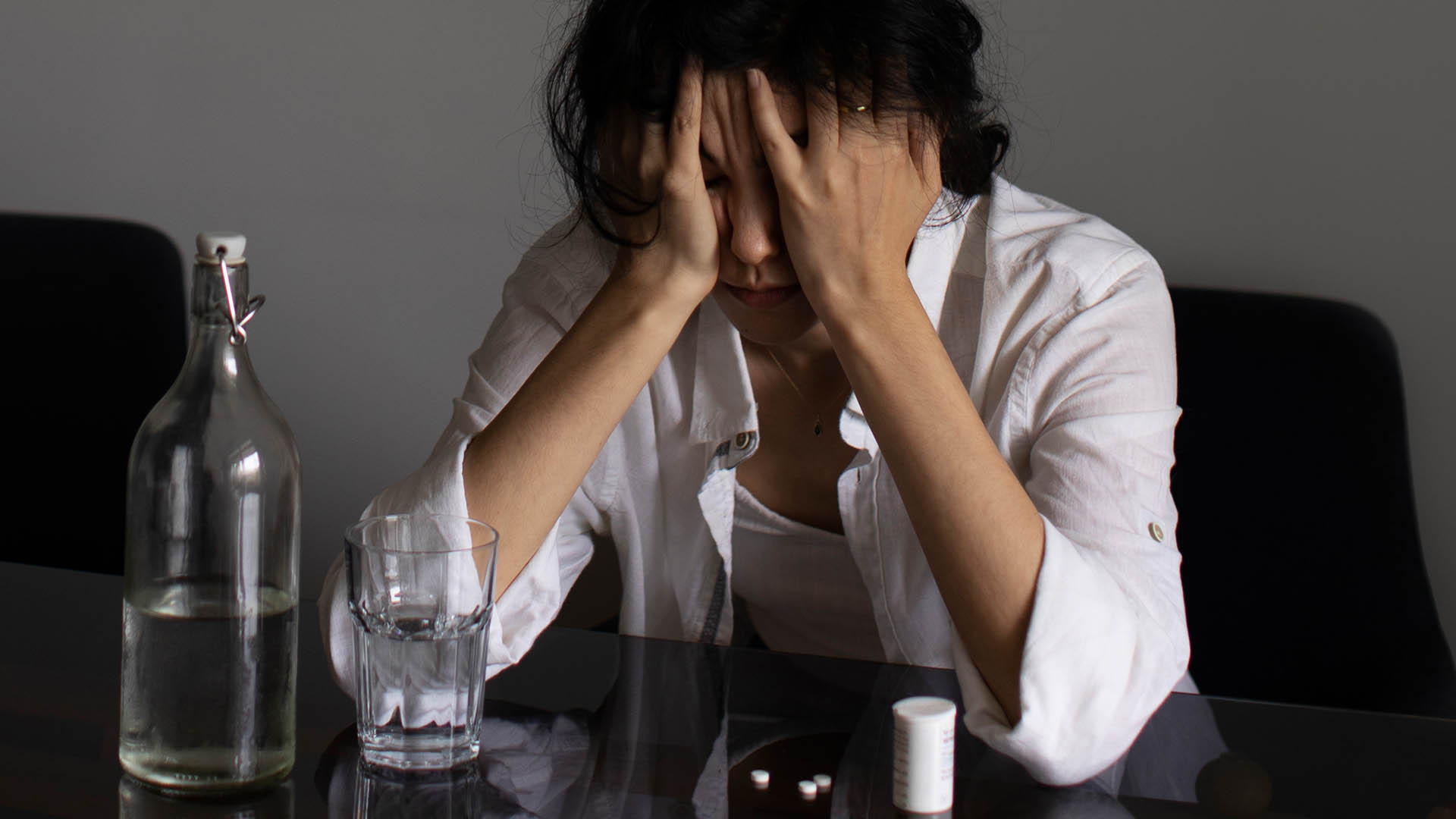 young woman dealing with anxiety