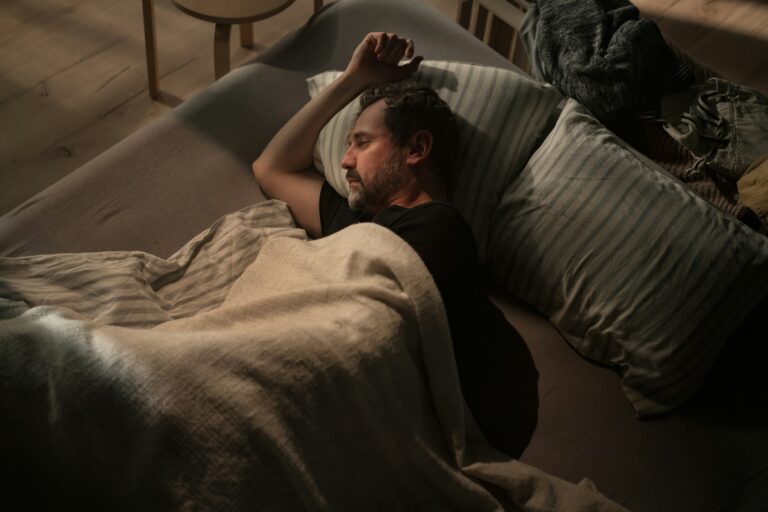 man with insomnia