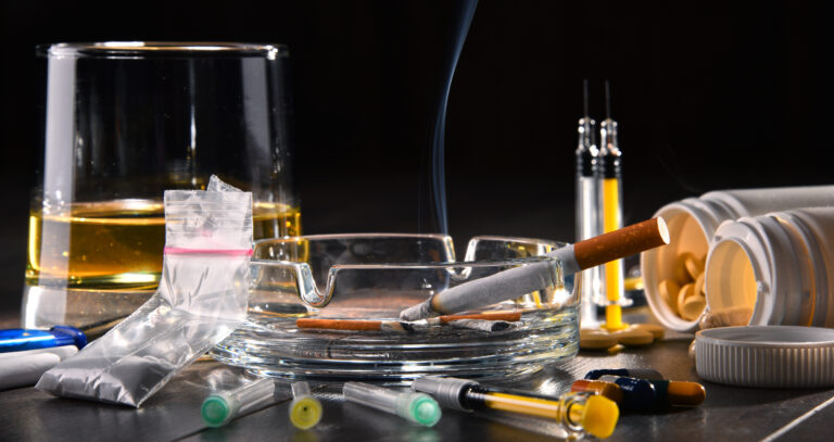 alcohol cigarettes and drugs