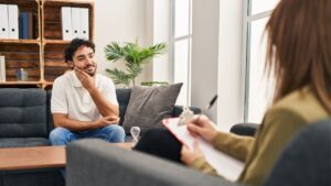 therapy and counseling session at the center