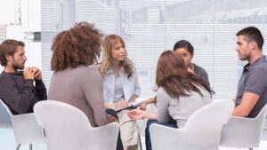 Group therapy in session